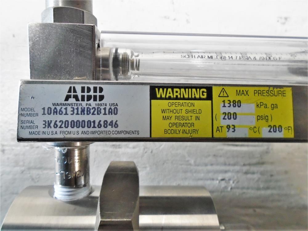 ABB Stainless Steel Flowmeter Assembly 10A6131NB2B1A0